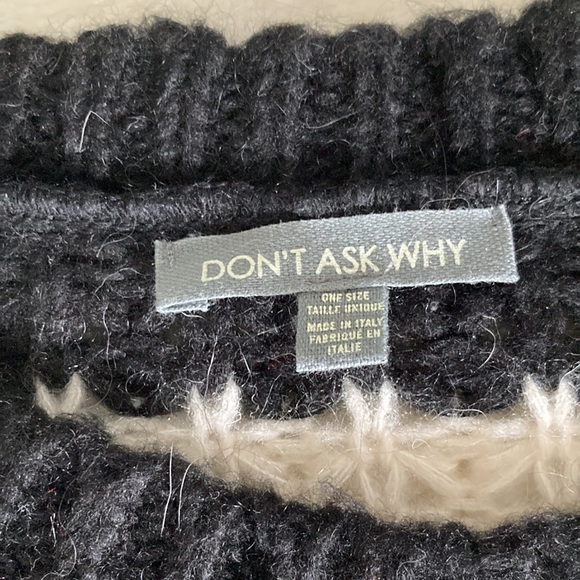 Don’t ask why- one size comfy sweater - Picture 2 of 4
